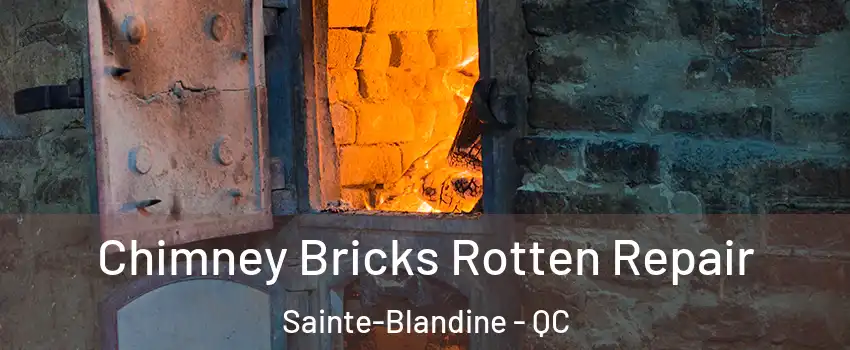  Chimney Bricks Rotten Repair Sainte-Blandine - QC