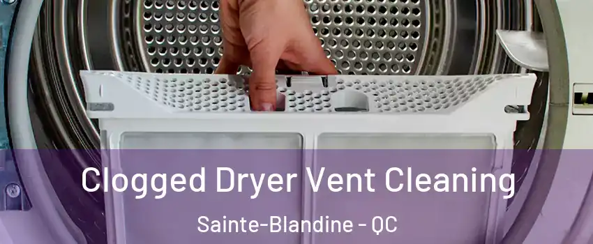  Clogged Dryer Vent Cleaning Sainte-Blandine - QC