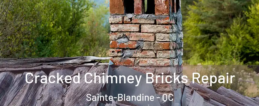  Cracked Chimney Bricks Repair Sainte-Blandine - QC