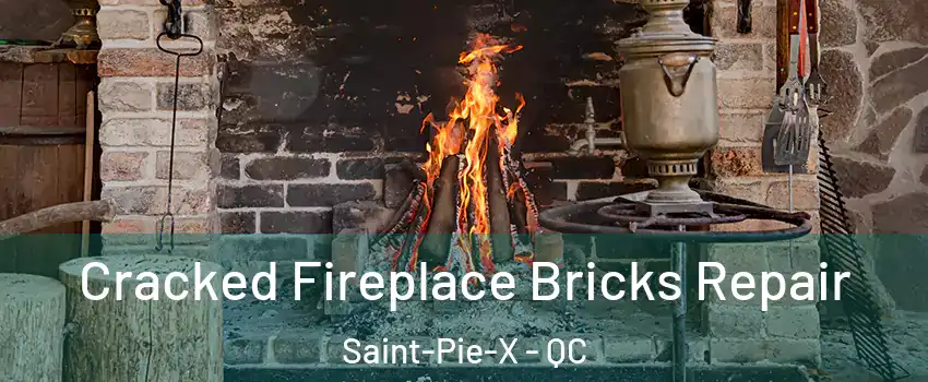  Cracked Fireplace Bricks Repair Saint-Pie-X - QC