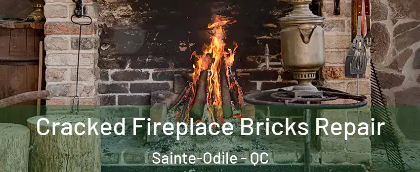  Cracked Fireplace Bricks Repair Sainte-Odile - QC