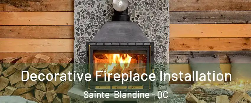  Decorative Fireplace Installation Sainte-Blandine - QC