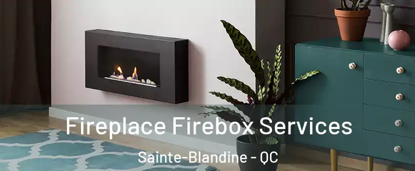  Fireplace Firebox Services Sainte-Blandine - QC