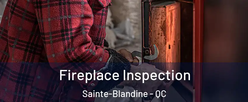  Fireplace Inspection Sainte-Blandine - QC