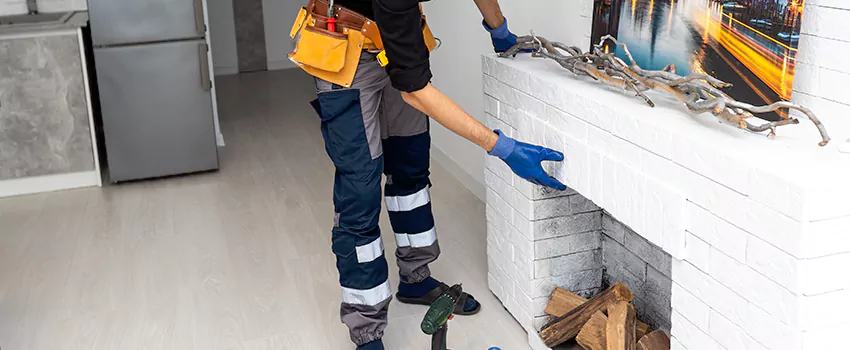 Outdoor Fireplace Restoration in Rimouski, Quebec