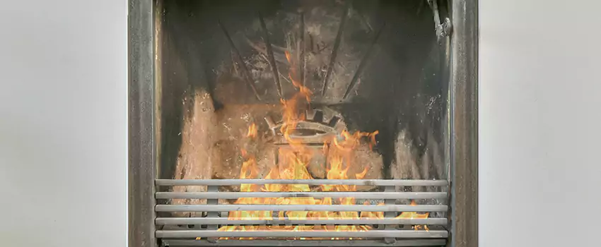 Travis Industries Linear Gas Fireplace Installation in Rimouski, Quebec