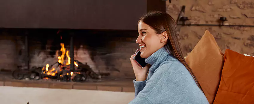 Dimplex Built-In Electric Fireplace Installation in Rimouski, QC