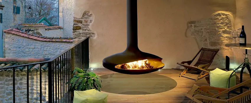 Bioethanol Hanging Fireplace Installation Services in Rimouski, QC