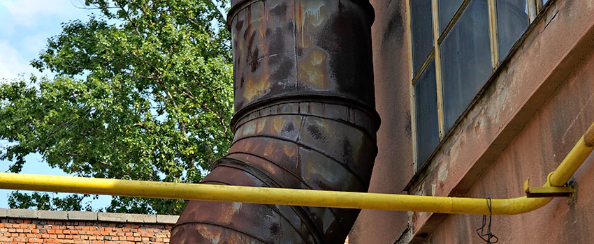 Lightning Protection Installation System for Industrial Chimneys in Rimouski, Quebec