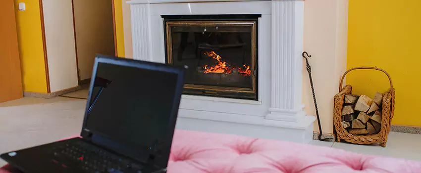 Valor Outdoor Gas Fireplace in Rimouski, Quebec