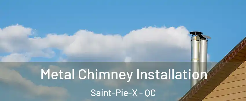 Metal Chimney Installation Saint-Pie-X - QC