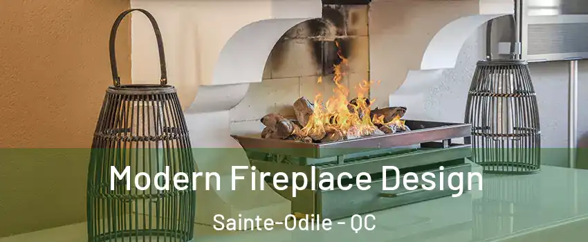  Modern Fireplace Design Sainte-Odile - QC