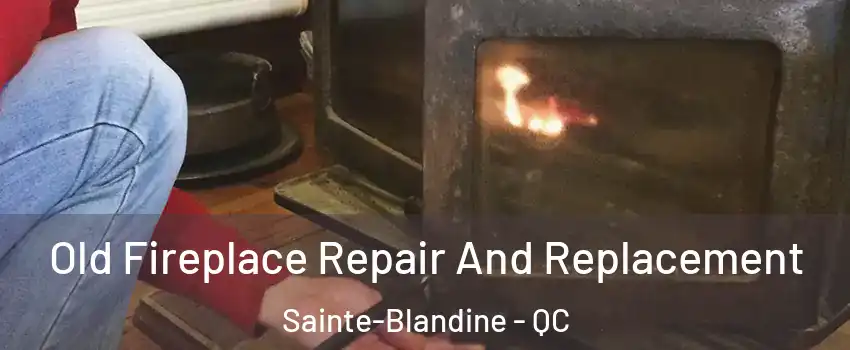  Old Fireplace Repair And Replacement Sainte-Blandine - QC