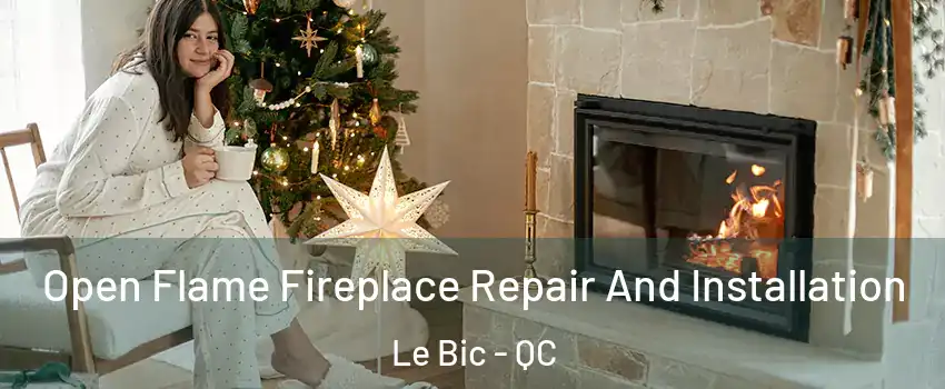  Open Flame Fireplace Repair And Installation Le Bic - QC
