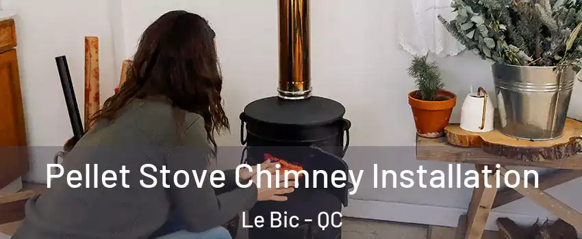  Pellet Stove Chimney Installation Le Bic - QC