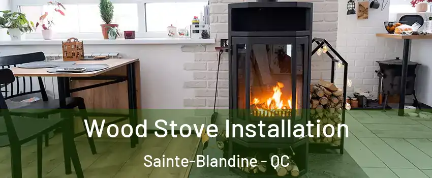  Wood Stove Installation Sainte-Blandine - QC